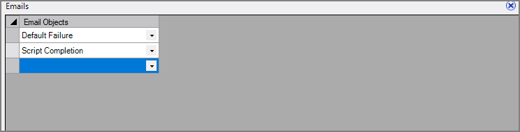 Email operations pane