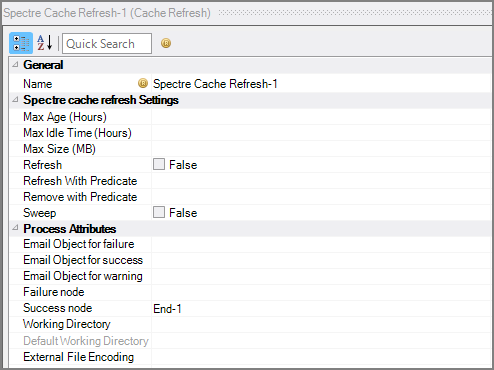 Production Cache Refresh Node Attributes Production Cache Refresh Node Attributes