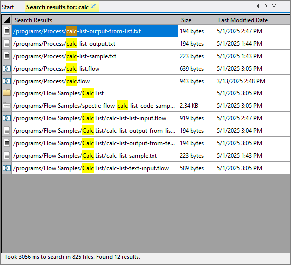Explorer Quick Search Results Explorer Quick Search Results