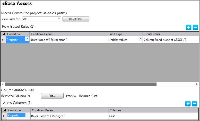 cBase Access Example cBase Access Example