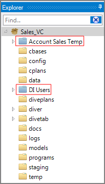 Workbench Explorer with Aliased Folders Workbench Explorer with Aliased Folders