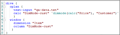 DimMode function dive DimMode function dive