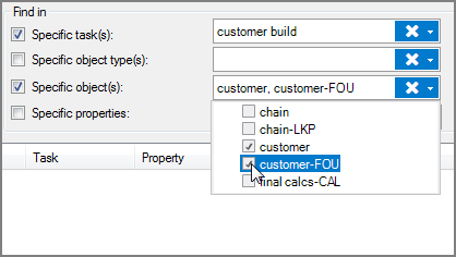Find & Replace VI Specific Object Example of searching specific objects in a VI script