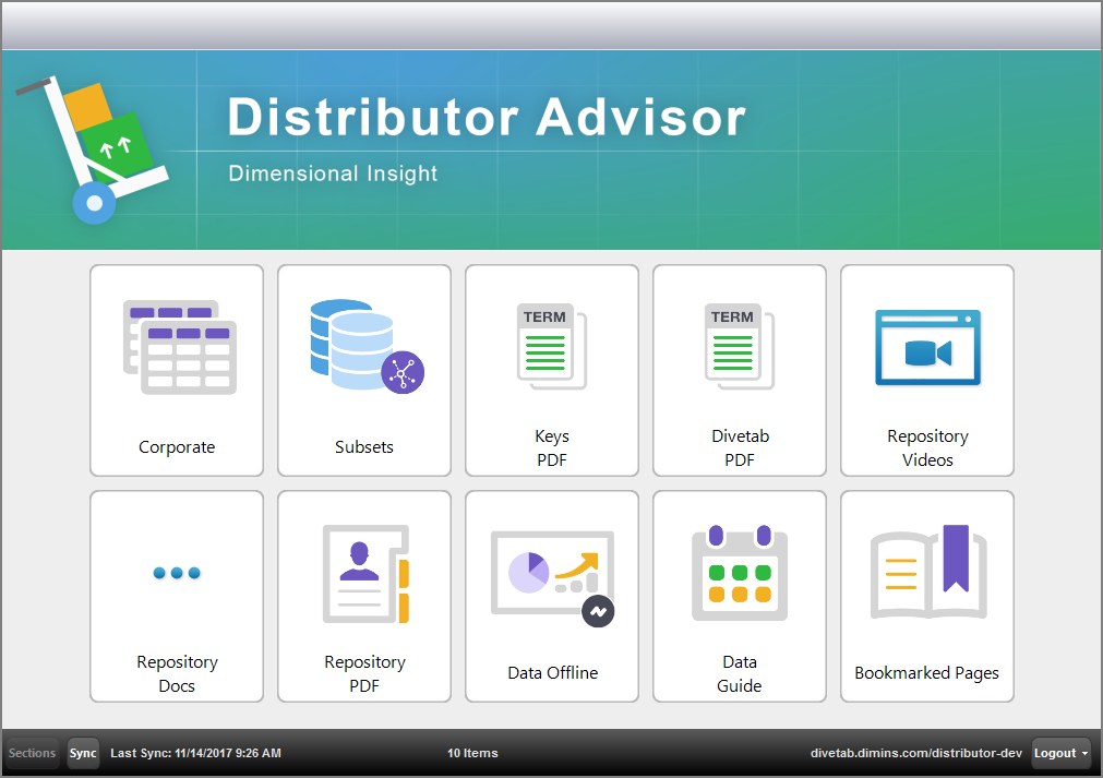 Example of a menu area. Example of a menu area.