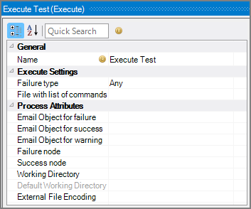 Production Execute Node Attributes Production Execute Node Attributes