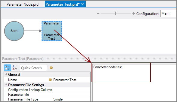 Production Parameter Node with comments Production Parameter Node with comments