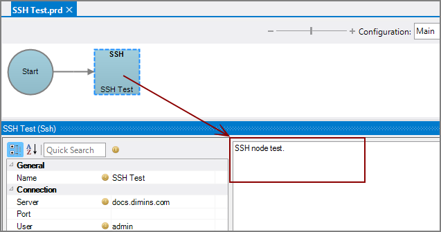 Production SSH Node with comments Production SSH Node with comments