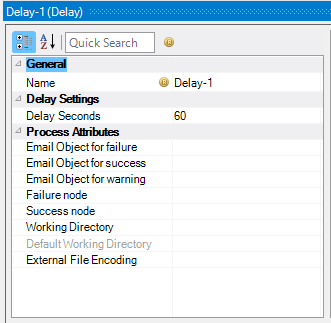 Production Delay Node Attributes Production Delay Node Attributes