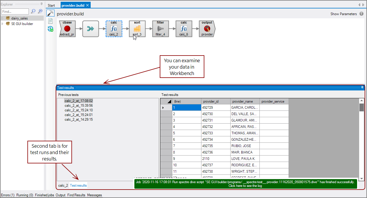 Spectre Build Test with Dive Results Spectre Build Test with Dive Results