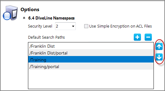 Populated Default Search Paths Populated Default Search Paths