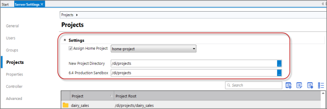 Server Settings Projects Settings Chevron Open Server Settings Projects Settings Chevron Open