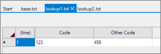first lookup data first lookup data