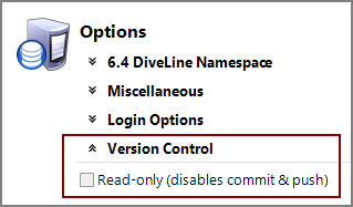 Server Settings Options for Version Control Server Settings Options for Version Control