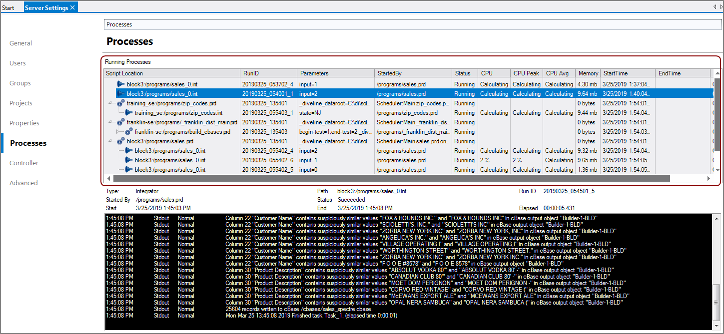 Processes Example Active Screen Processes Example Active Screen