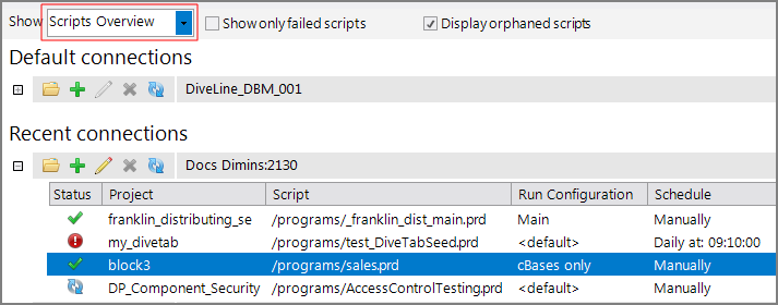 Start Page Scripts Overview Start Page Scripts Overview