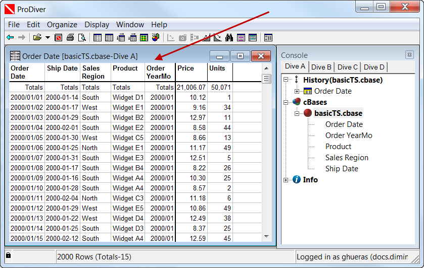 The cBase in ProDiver The cBase in ProDiver