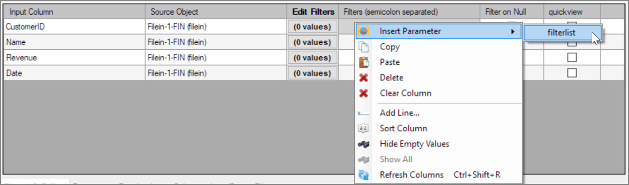 Filter Object Using an Array Parameter Filter Object Using an Array Parameter