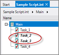 Disabled Tasks in Visual Integrator Disabled Tasks in Visual Integrator