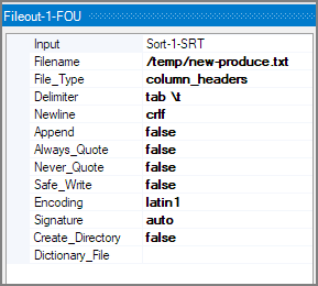 VI Fileout Object Attributes VI Fileout Object Attributes