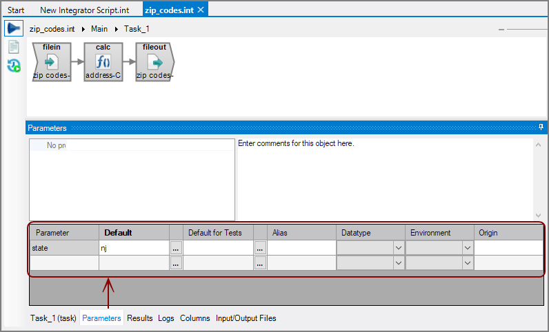 VI Parameter Grid VI Parameter Grid