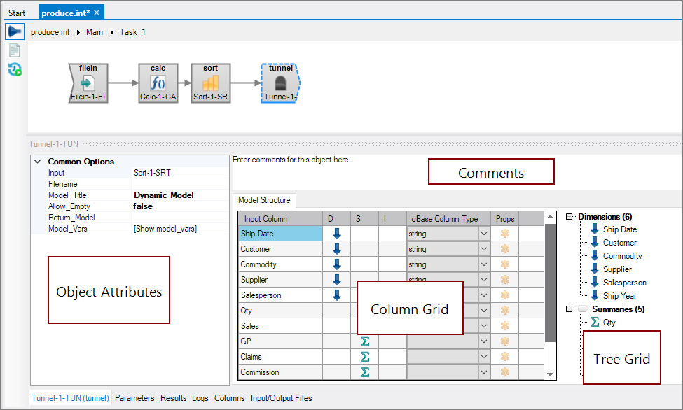 VI Tunnel Object All Panes VI Tunnel Object All Panes