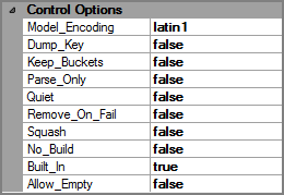 VI Builder Object Control Options Attributes Example of Control Options attributes for a VI Builder output object