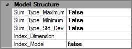 VI Builder Object Model Structure Attributes Example of model structure attributes for a VI Builder output object