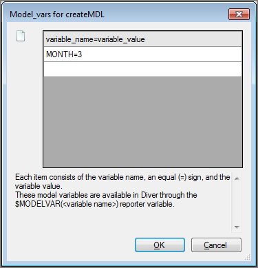 VI Builder Object Model_vars Dialog Box Example of a Model_vars dialog box for a VI Builder output object