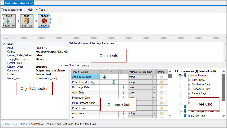 VI cBase Output Object All Panes VI cBase Output Object All Panes