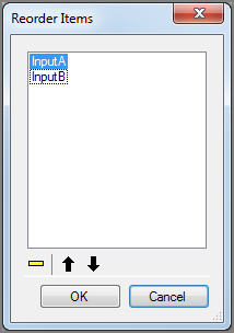 VI Concat - Reorder Items dialog VI Concat - Reorder Items dialog