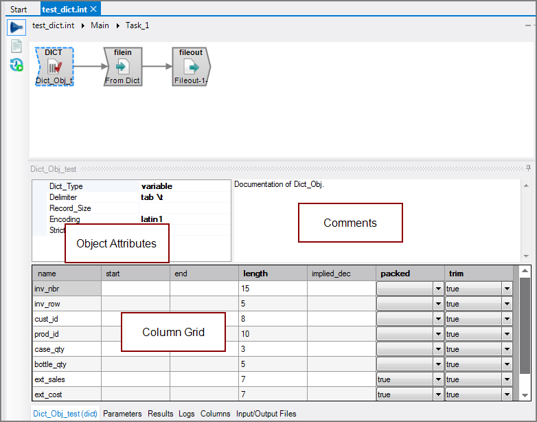 VI Dict Three Panes VI Dict Three Panes