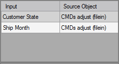 VI Execrows Object Column Grid Example of the VI Execrows output object's column grid
