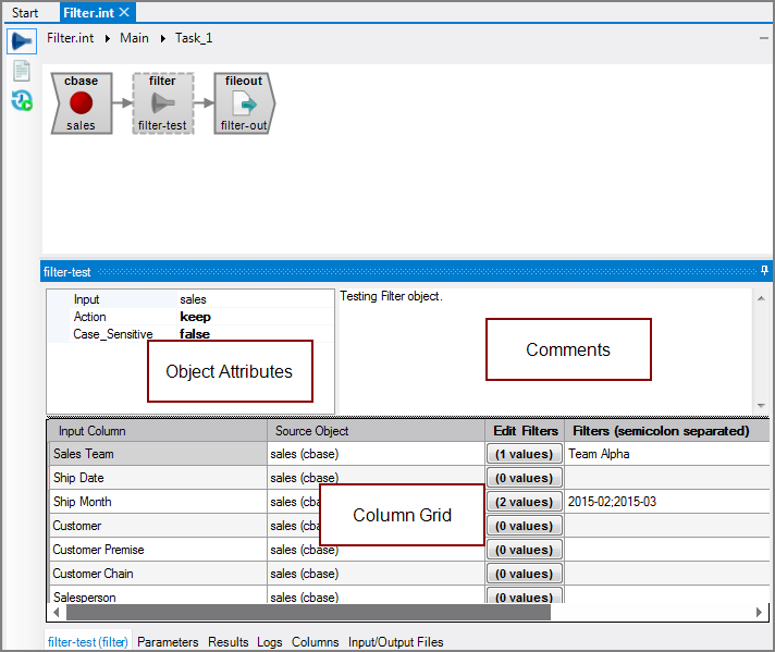 VI Filter All Panes VI Filter All Panes