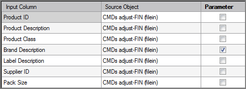 VI Iterate Object Column Grid Example of a VI Iterate output object's column grid