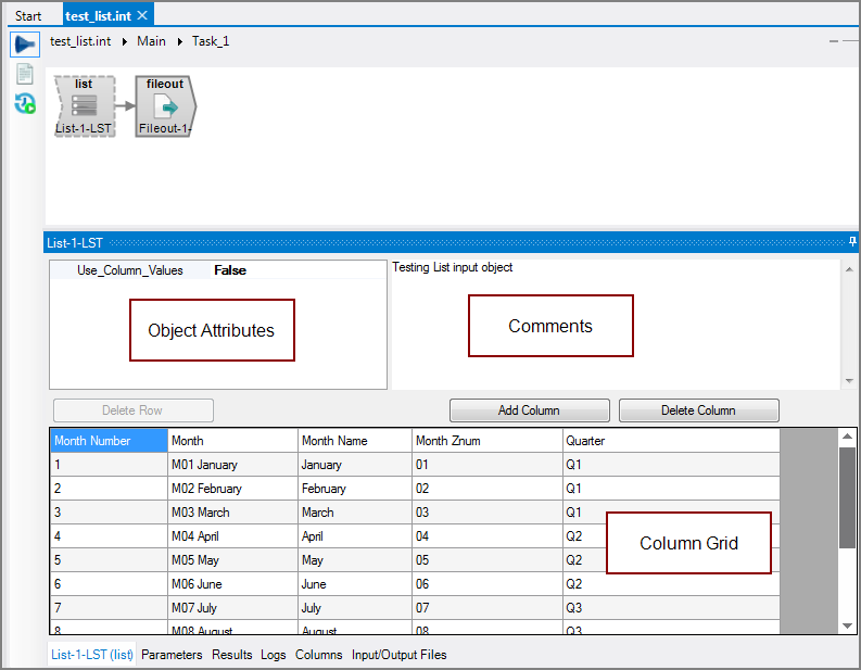 VI List All Panes VI List All Panes