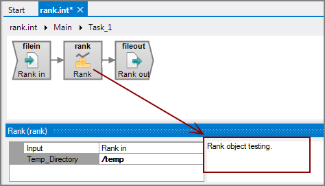 VI Rank Object with comments Example of VI Rank object with comments