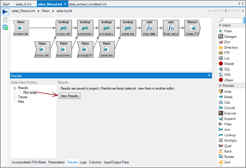 VI Run Script Results VI Run Script Results
