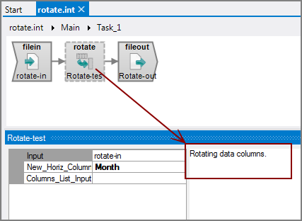 VI Rotate Object with Comments Example of VI Rotate object with comments