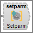 VI Setparm Object Icon Icon for the VI Setparm output object