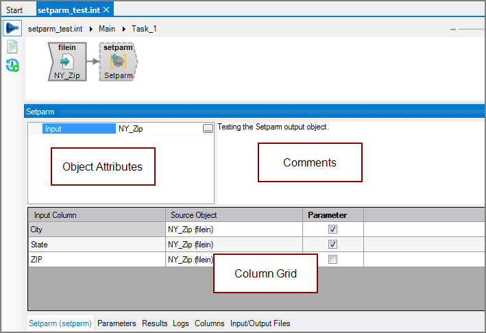 VI Setparm Object All Panes VI Setparm Object All Panes
