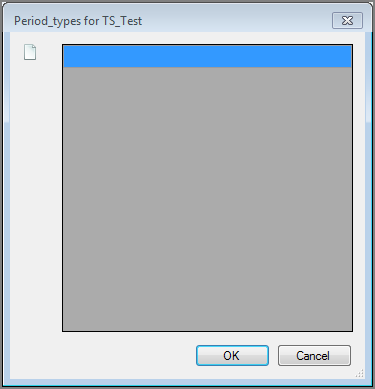 VI Timeseries Object empty Period_Types Dialog Example of an empty Period_Types dialog box