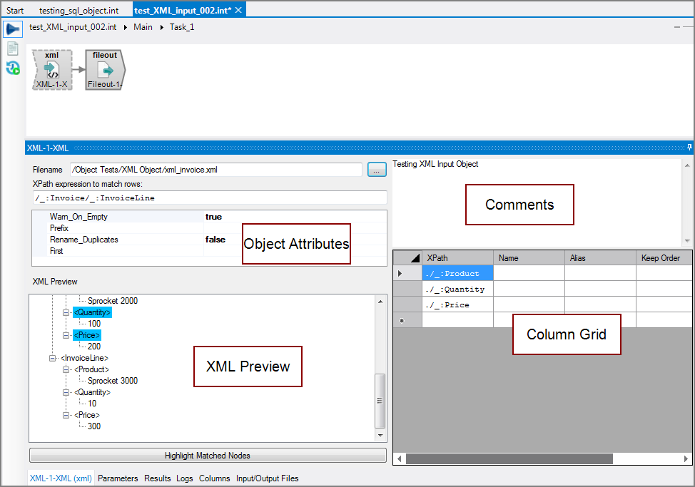 VI XML All Panes VI XML All Panes
