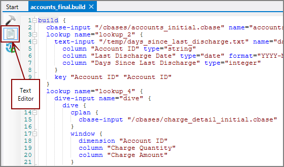 View Switcher Text Editor
